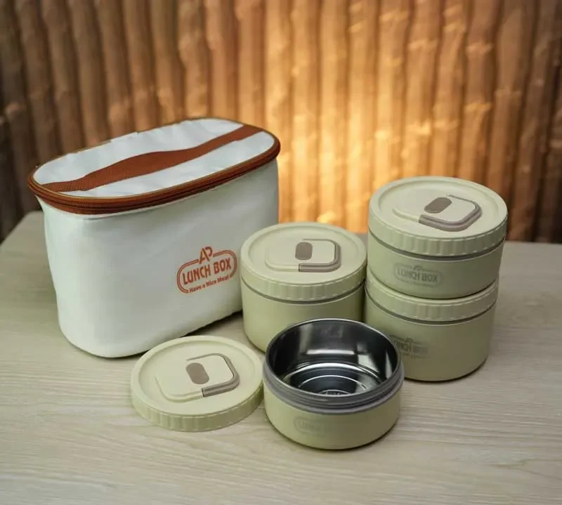 স্মার্ট ৪ লেয়ার লাক্সারি জাম্বু লাঞ্চ বক্স – ফ্রেশ খাবার অল ইন ওয়ান