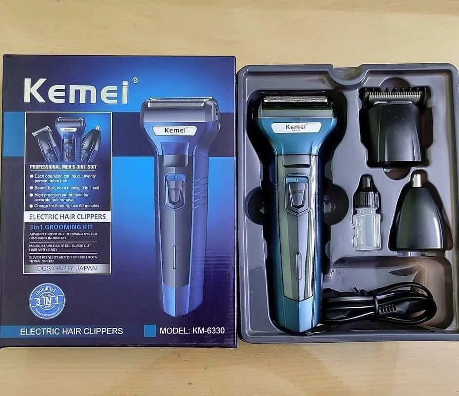 Kemei KM-6330 3-in-1 Grooming Kit